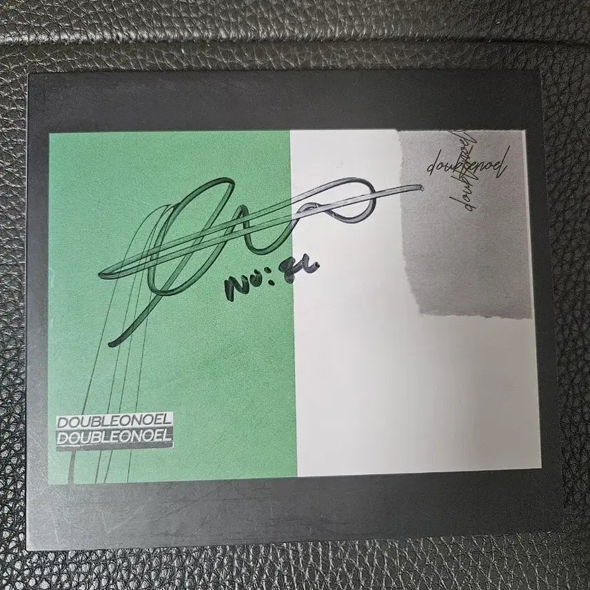 [BUNJANG] Cheong Yun (Jang Yong-jun) Double-O Noel Autographed CD / @@급처@@  노엘 장용준 더블오노엘 친필사인 cd