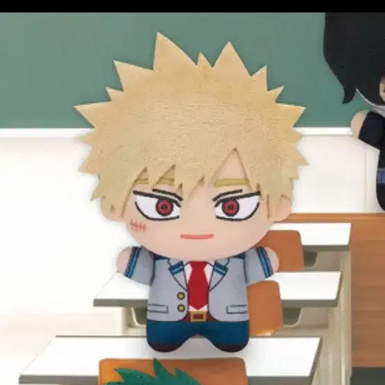 [BUNJANG] My Hero Academia Bakugo Chibi Plush Final School Uniform Ver. / 현물)나히아 히로아카 바쿠고 치비구루미 파이널교복 새상품 판매해요!