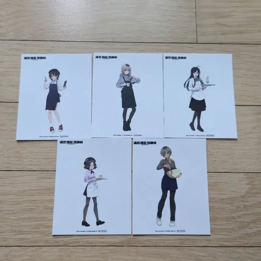 [BUNJANG] Bandori! Girls Band Party! Aniplus Collaboration Cafe Special Sticker Set / 걸즈밴드크라이 애니플러스 콜라보카페 특전스티커 세트