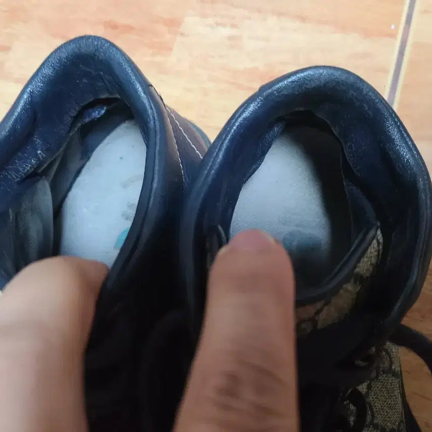 [BUNJANG] Gucci Mid Sneakers Size 6.5 (265) - Damaged, Repair Recommended / 정품 구찌 미드 스니커즈6.5 (265)(파손,수선요망