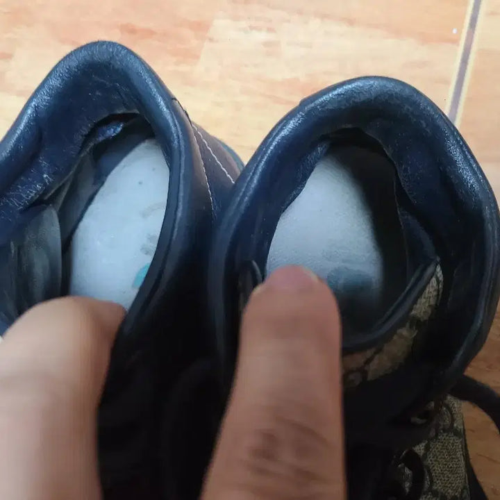 [BUNJANG] Gucci Mid Sneakers Size 6.5 (265) - Damaged, Repair Recommended / 정품 구찌 미드 스니커즈6.5 (265)(파손,수선요망