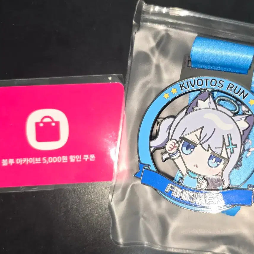 [BUNJANG] Blue Archive Kiotus Run Medal &amp; Merchandise Bundle Set / 블루아카이브 키보토스런 메달,굿즈 일괄