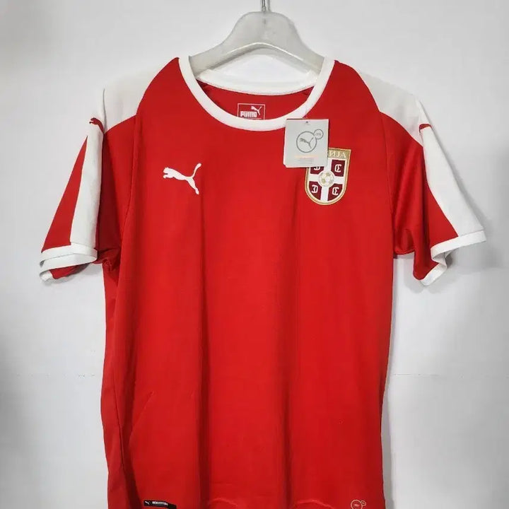[BUNJANG] Puma 2018 Serbia Home Football Jersey M / 푸마 2018 세르비아 홈 노마킹 축구유니폼 95 M 새제품
