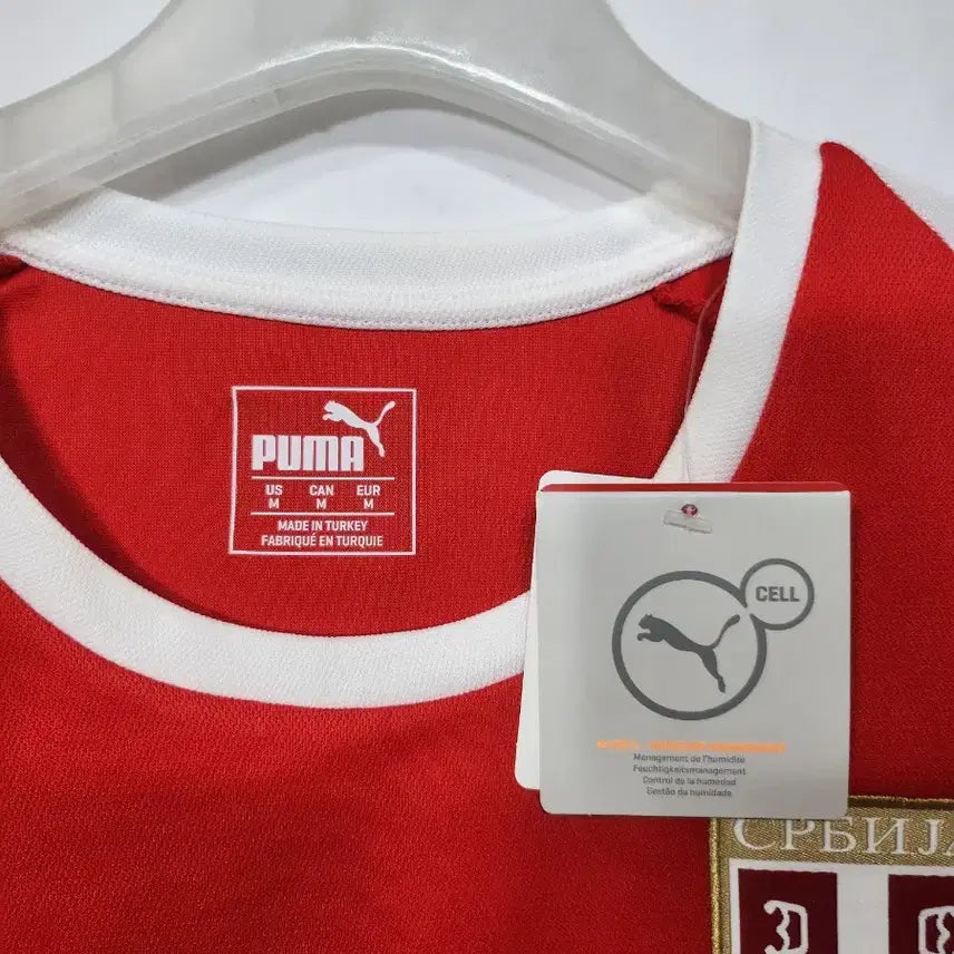 [BUNJANG] Puma 2018 Serbia Home Football Jersey M / 푸마 2018 세르비아 홈 노마킹 축구유니폼 95 M 새제품