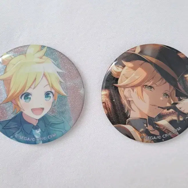 [BUNJANG] Kagamine Len 51 B Glitter Can Badge Bundle Set / 일괄 새상품) 프세카 보컬로이드 카가미네 렌 51 B 글리터 캔뱃지 각전각후