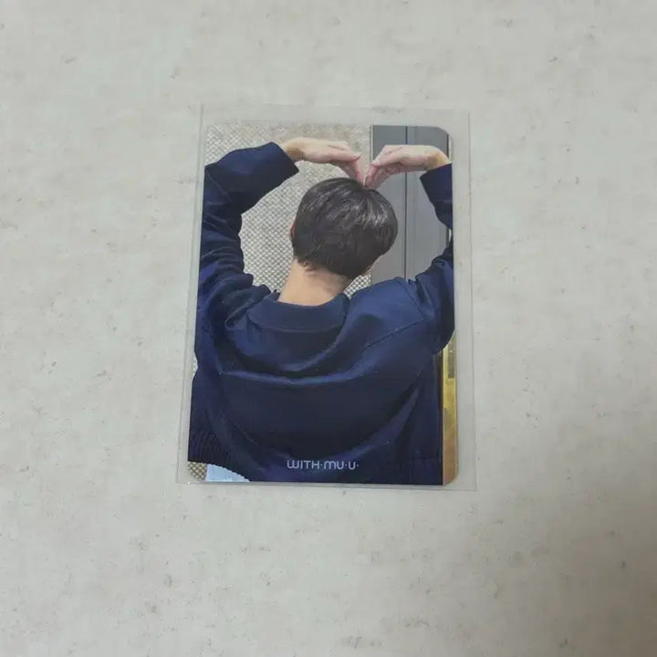 [SOLD OUT] 박지훈 양면하트 포카 포토카드 위드뮤 미니토크회