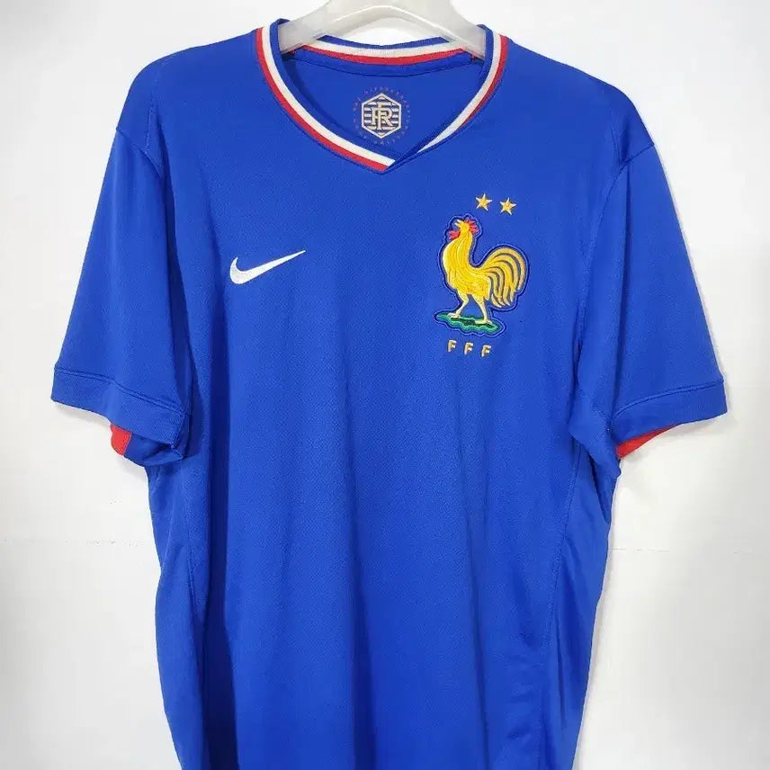 [BUNJANG] Nike 2024 France Home Unmarked Jersey L / 나이키 2024 프랑스 홈 노마킹 유니폼 100 L