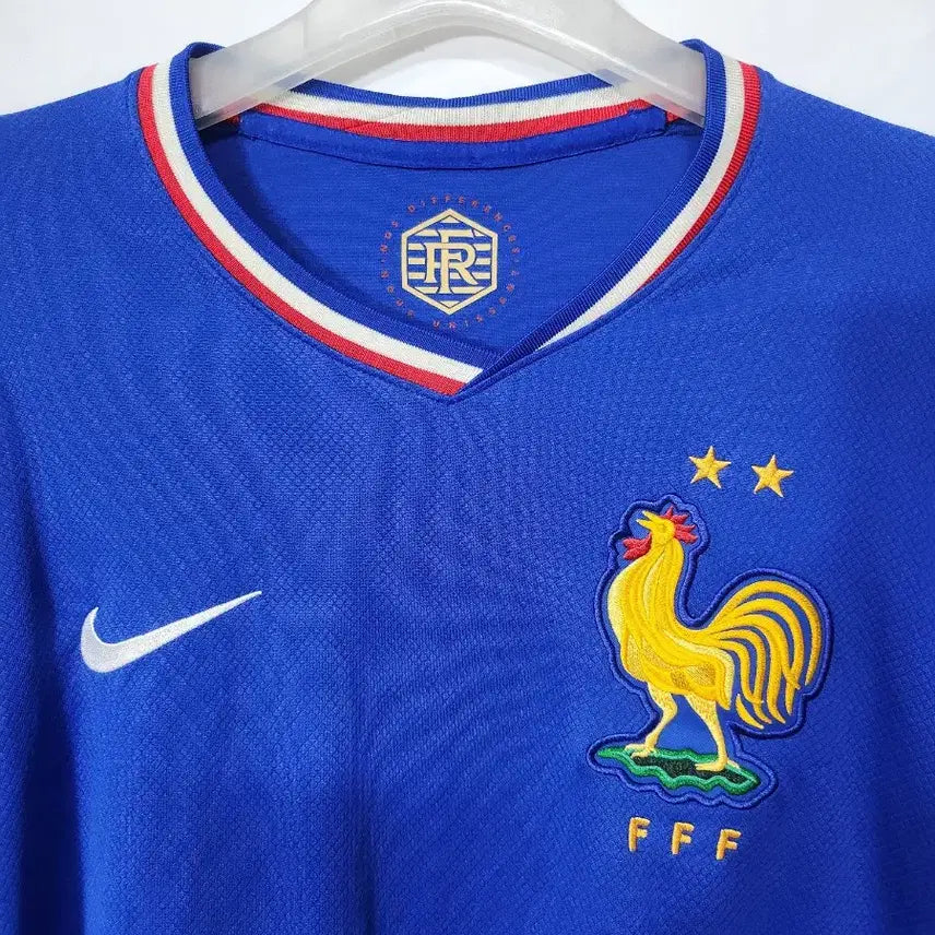 [BUNJANG] Nike 2024 France Home Unmarked Jersey L / 나이키 2024 프랑스 홈 노마킹 유니폼 100 L