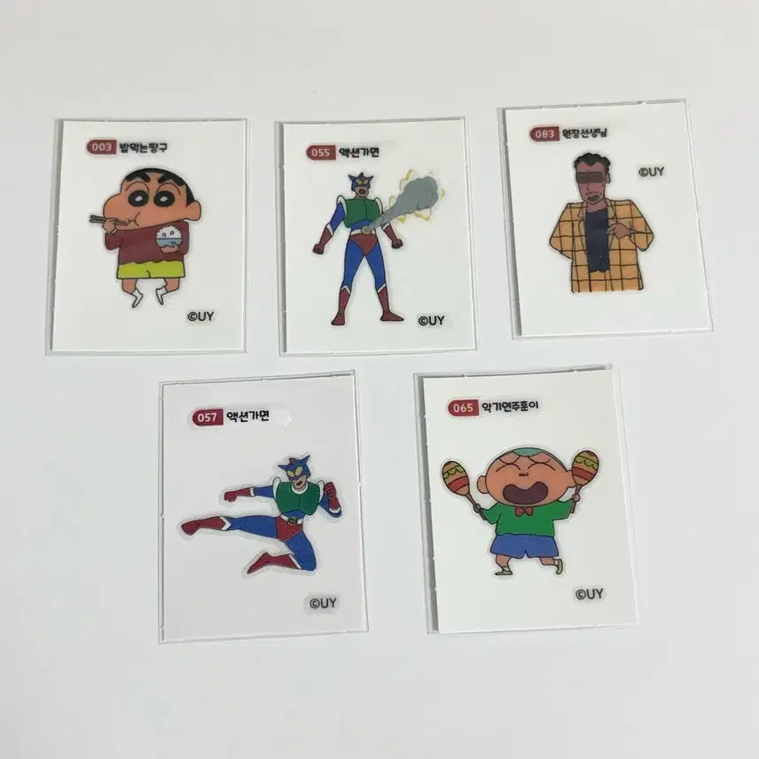 [BUNJANG] Crayon Shin-chan Jelly Sticker Bundle Set / 일괄) 짱구 젤리 띠부띠부씰 스티커