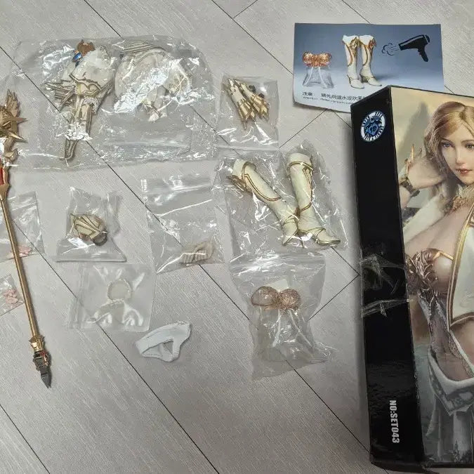 [BUNJANG] Super Duck 1/6 Lineage 2 Elf Costume Set + Head / 슈퍼덕 Super Duck 1/6 리니지2 엘프 의상세트+헤드포함
