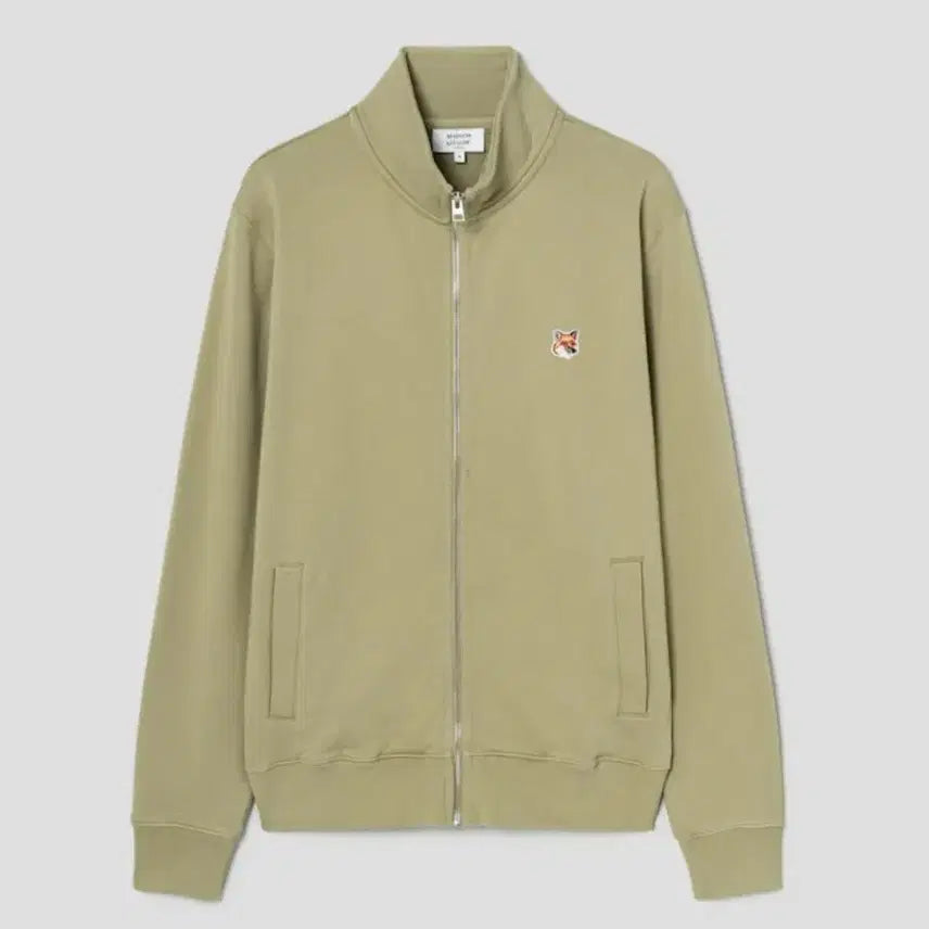 [BUNJANG] Maison Kitsuné Cotton Zip-Up Sweatshirt Fox Head Patch / [새상품] 메종키츠네 백화점판 집업