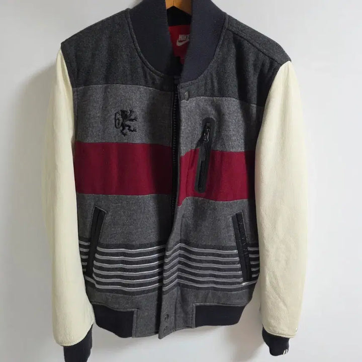 [BUNJANG] Nike LeBron James Destroyer Varsity Leather Jacket / [S/90] 나이키 NSW 르브론 제임스 디스트로이어 바시티 레더 자켓