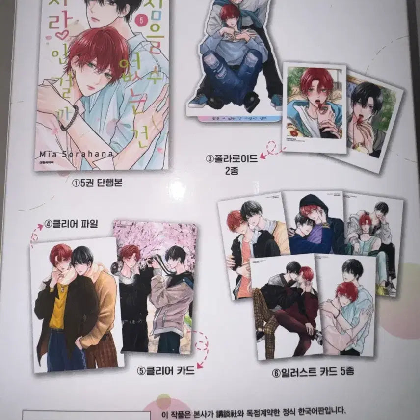 [SOLD OUT] 참을수없는건 사랑인걸까 만화책