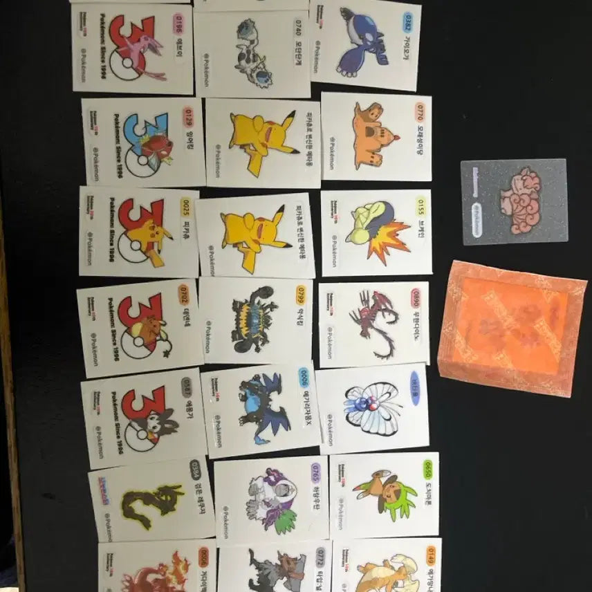 [BUNJANG] Pokemon 30th Anniversary Stickers Bundle Set / 포켓몬 30주년 띠부씰