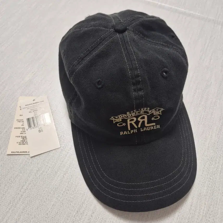[BUNJANG] RRL Wrench Logo Twill Baseball Cap Black / RRL 렌치로고 트윌 볼캡