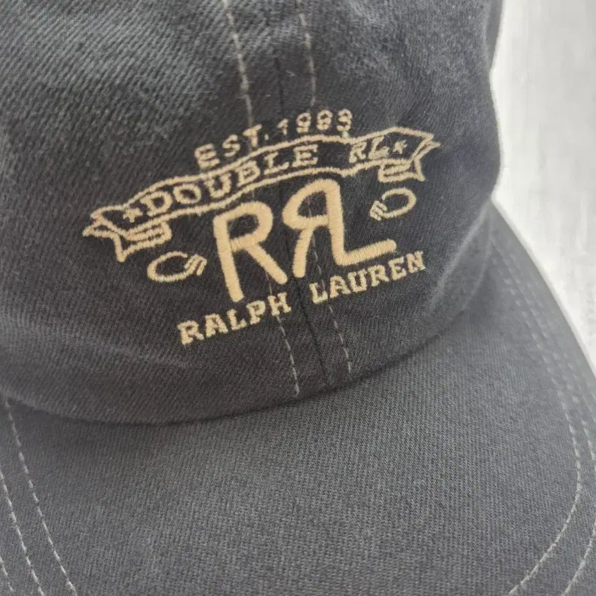 [BUNJANG] RRL Wrench Logo Twill Baseball Cap Black / RRL 렌치로고 트윌 볼캡