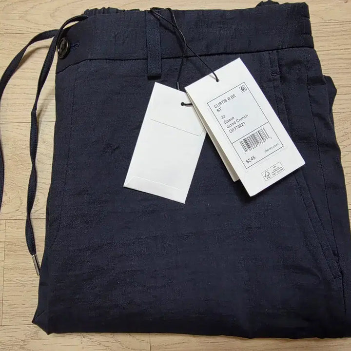 [BUNJANG] Theory Good Crunch Linen Blend Pants Navy 33 / 띠어리 굿 크런치 린넨  팬츠 33인치 네이비  정가 46만원
