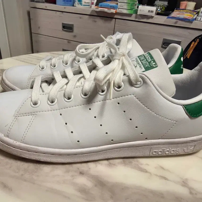 [BUNJANG] Adidas Stan Smith White/Blue 265 / 스탠스미스 흰파 265