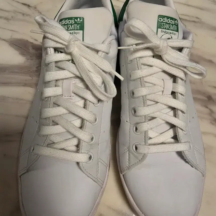 [BUNJANG] Adidas Stan Smith White/Blue 265 / 스탠스미스 흰파 265
