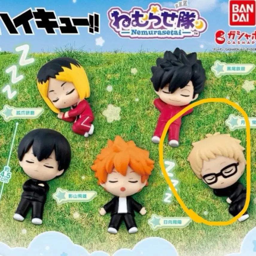 [BUNJANG] Haikyuu!! Nemurase-tai Tsukishima Figure (Sealed) / 하이큐 네무라세타이 츠키시마 (미개봉)