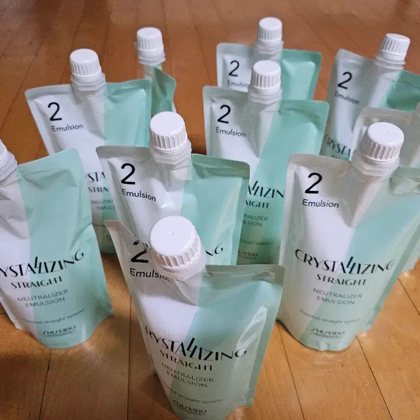 [SOLD OUT] 시세이도크림중화제,2제,스트레이트에멀젼,400ml 10개,스트레이트매직