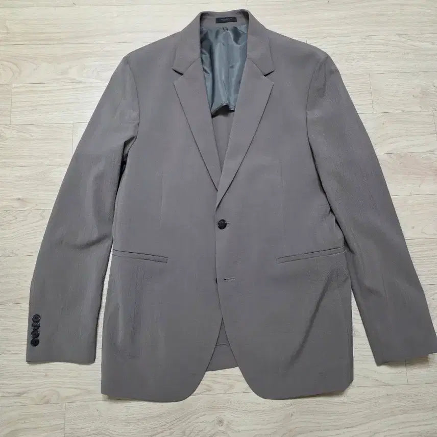 [BUNJANG] Jil Jil Stuart New York Creased Summer Setup Suit Set Taupe Brown / 질스튜어트뉴욕 크리즈 써머 셋업 정장 105 33-34 정가 118만원