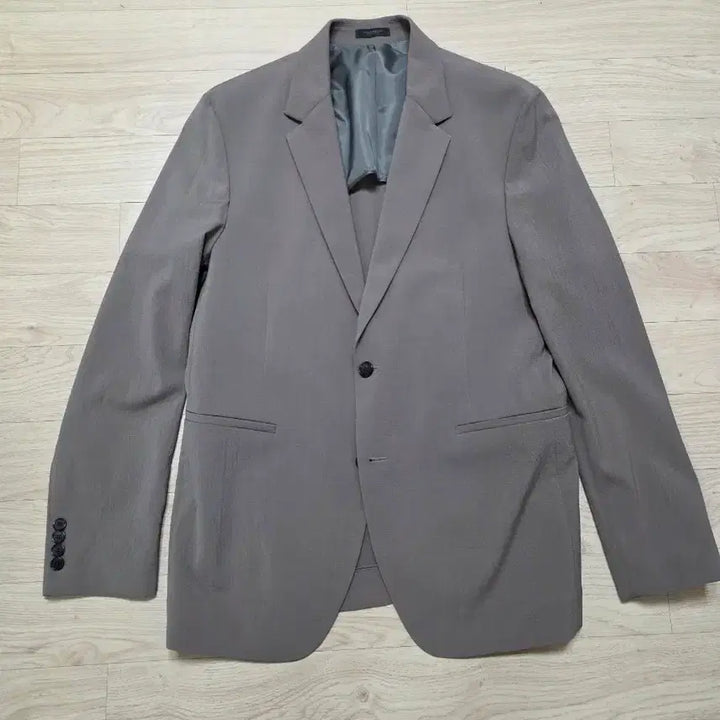 [BUNJANG] Jil Jil Stuart New York Creased Summer Setup Suit Set Taupe Brown / 질스튜어트뉴욕 크리즈 써머 셋업 정장 105 33-34 정가 118만원
