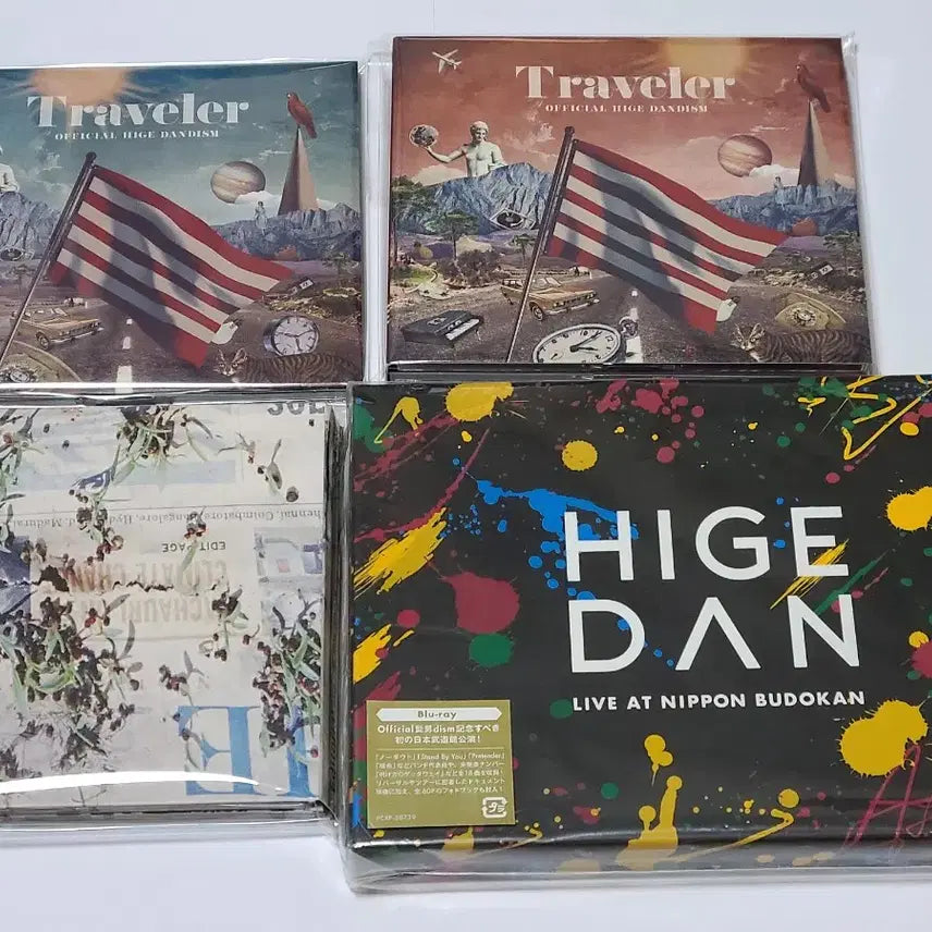 [BUNJANG] Official Hige Dandism Traveler &amp; Editorial CD+Blu-ray Limited Edition Set / 오피셜히게단디즘 트레블러 editorial CD 앨범 블루레이 한정판