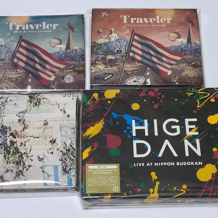 [BUNJANG] Official Hige Dandism Traveler &amp; Editorial CD+Blu-ray Limited Edition Set / 오피셜히게단디즘 트레블러 editorial CD 앨범 블루레이 한정판