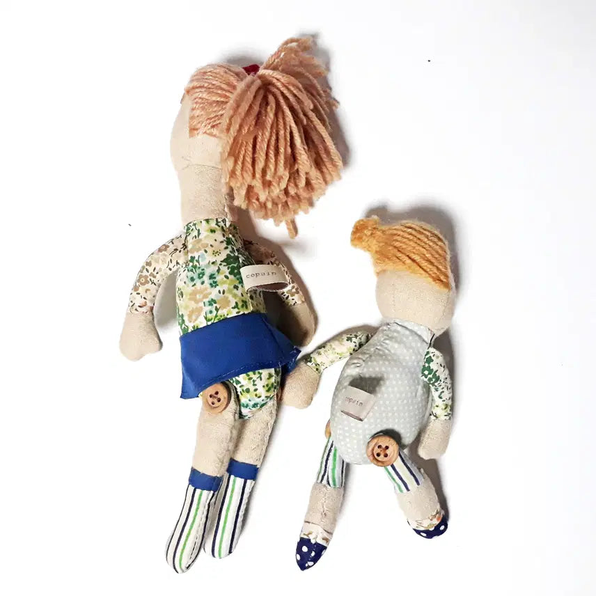 [BUNJANG] Copian Cloth Doll Set (Mother &amp; Baby) / copian 헝겊 인형 2개세트