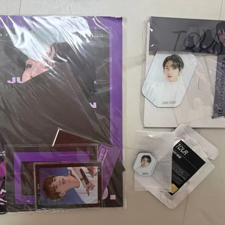 [BUNJANG] BTS Jungkook Map of the Soul Staff ID Card &amp; Lucky Draw / 방탄소년단 정국 맵오브소울 사원증과 럭키드로우