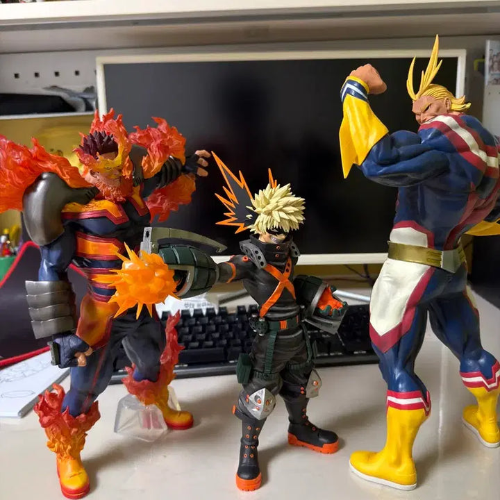 [BUNJANG] All Might &amp; Endeavor D Prize Figure Bundle (Katsuki Bakugo Bonus) / 올마이트 피규어 엔데버 피규어 일괄 +바쿠고 덤