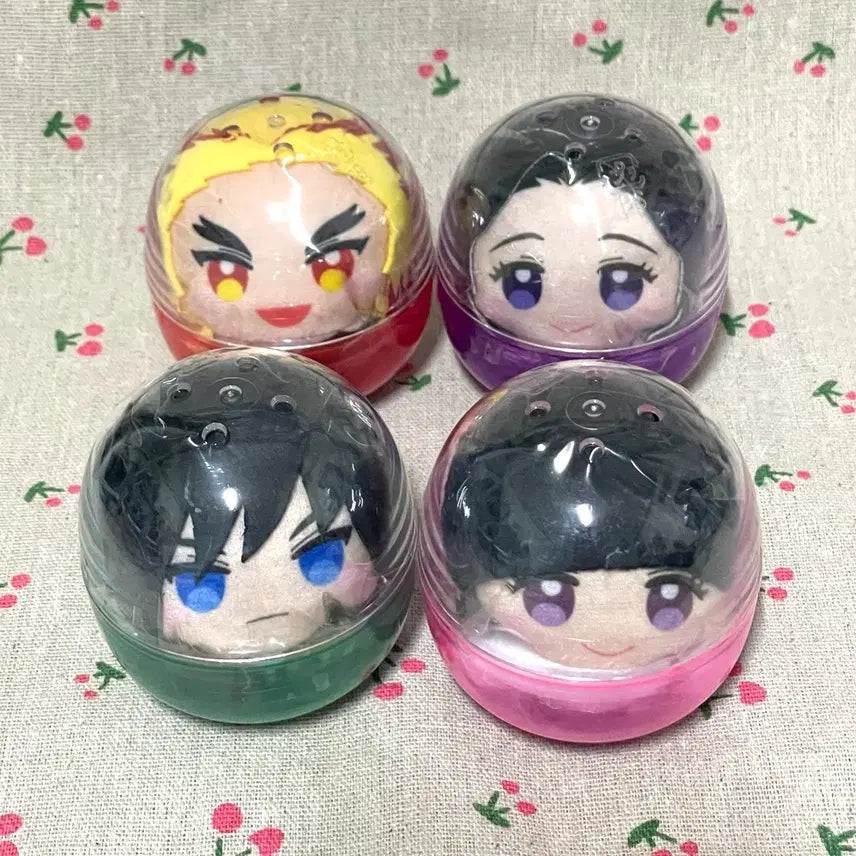 [BUNJANG] Demon Slayer Kimetsu no Yaiba CapuCo Friends Gacha Vol. 2 Bundle Set / 귀멸의 칼날 카푸코프렌즈 캡슐토이 가챠 2탄 (4종 일괄)