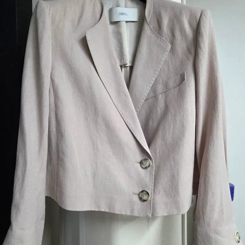 [BUNJANG] DEWL Linen Short Jacket / 듀엘 DEWL 린넨 숏자켓