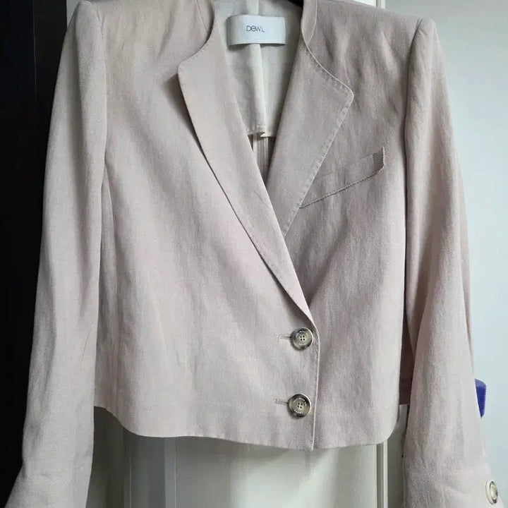 [BUNJANG] DEWL Linen Short Jacket / 듀엘 DEWL 린넨 숏자켓