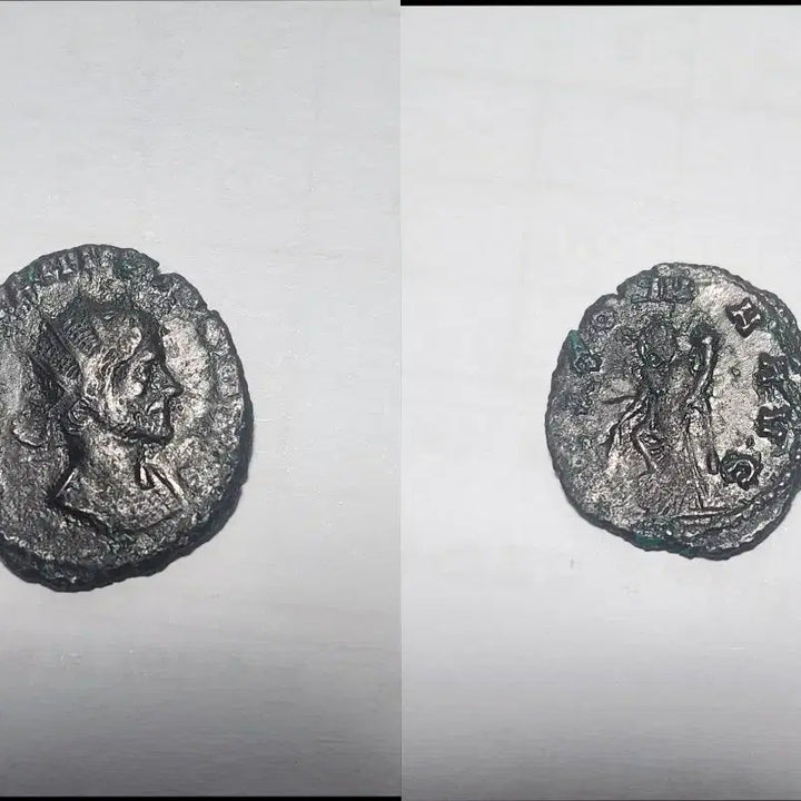 [BUNJANG] Lot of 2 Ancient Roman Coins: Theodosius I &amp; Constantine X / 고대 로마 제국 주화 로마 동전