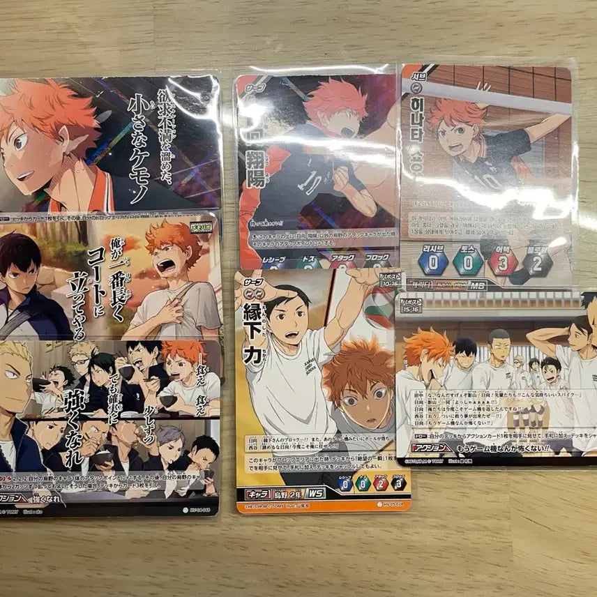 [BUNJANG] Haikyuu!! Karasuno Hinata Idiot Card Bundle Set / 반택포) 하이큐 카라스노 히나타 바보카 일괄