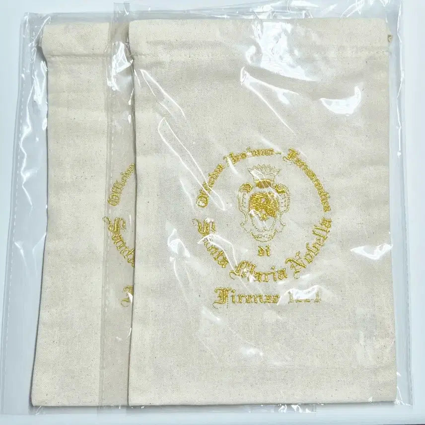[BUNJANG] Santa Maria Novella Linen String Pouch Bundle Set / [2개일괄]산타마리아노벨라 린넨 스트링 파우치