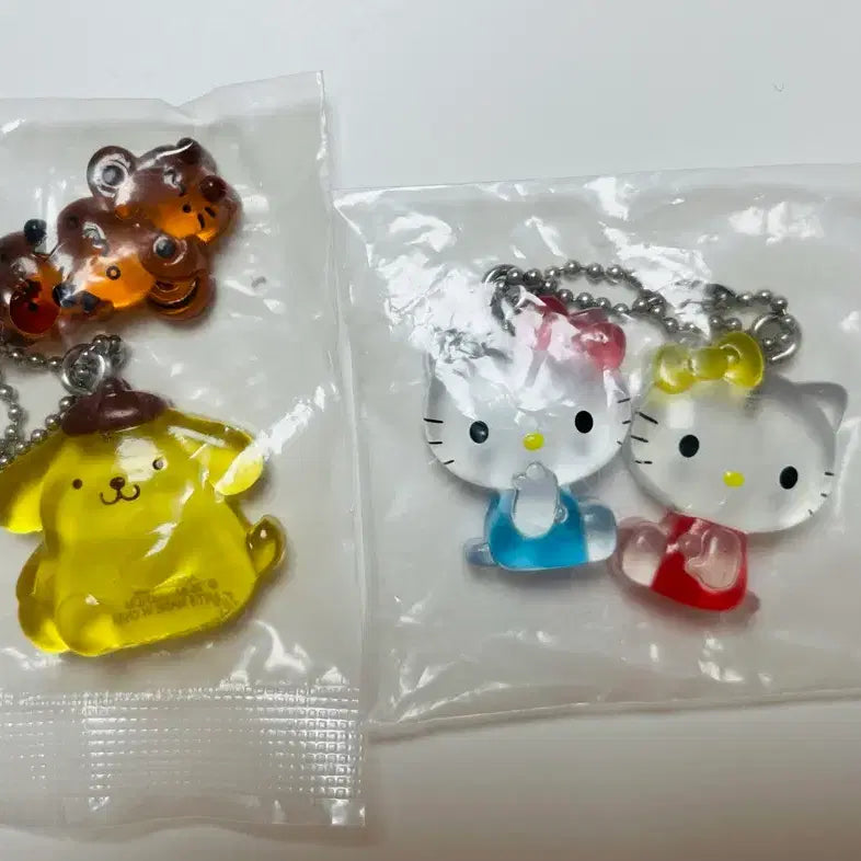 [BUNJANG] Sanrio Nakayoshi Drop Gacha Hello Kitty &amp; Pompompurin Bundle Set (Sealed) / 일괄/미개봉) 산리오 나카요시 드롭 가챠 헬로키티 폼폼푸린