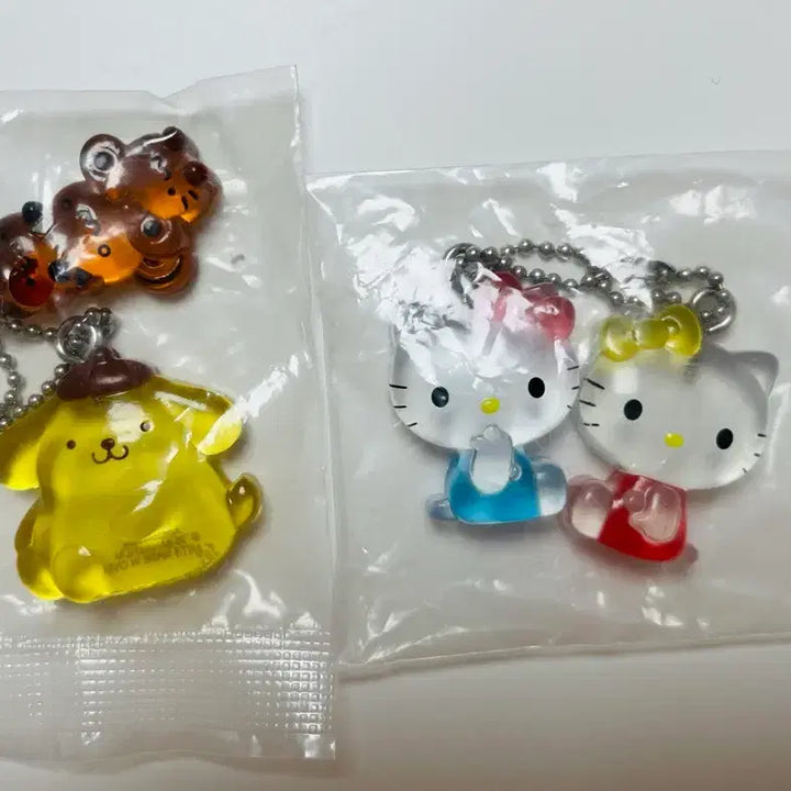 [BUNJANG] Sanrio Nakayoshi Drop Gacha Hello Kitty &amp; Pompompurin Bundle Set (Sealed) / 일괄/미개봉) 산리오 나카요시 드롭 가챠 헬로키티 폼폼푸린