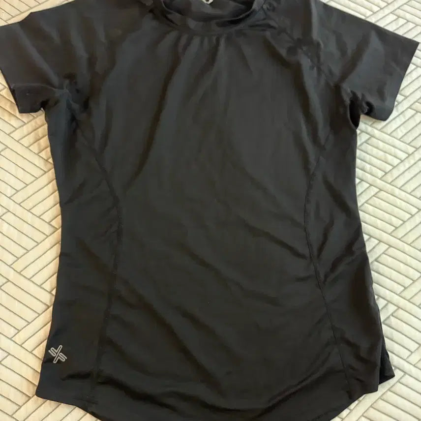 [BUNJANG] Xexymix Plain Black Short-Sleeve T-Shirt / 젝시믹스 검정색 무지 반팔 티셔츠