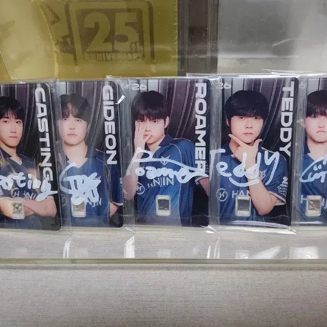 [BUNJANG] LCK Hanwha Life Esports Brion Teddy Signed Silver Card Bundle Set / 최종인하 lck 한국조폐공사 한진브리온 테디 등 싸인 실버카드 일괄 판매