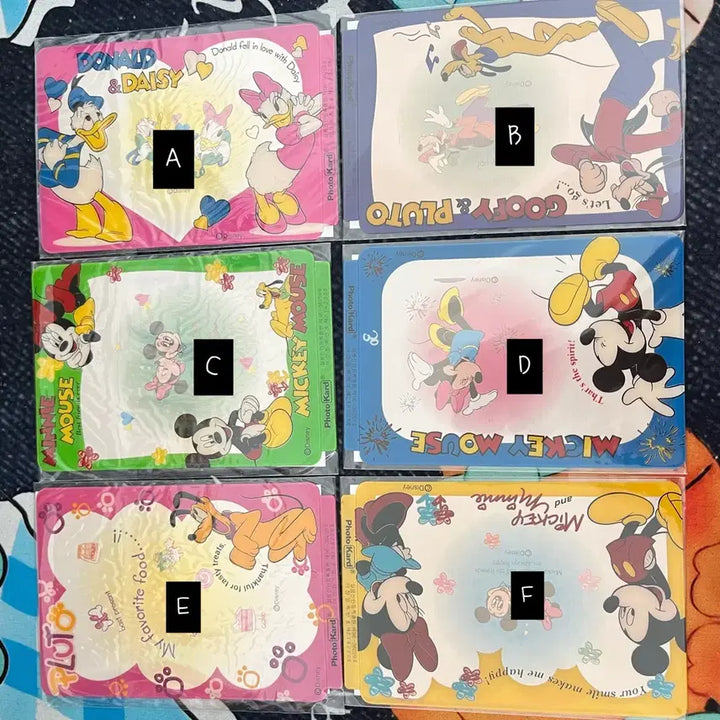 [BUNJANG] Disney Character Photocard Vintage Stationery / 고전문구 디즈니 캐릭터 포토카드