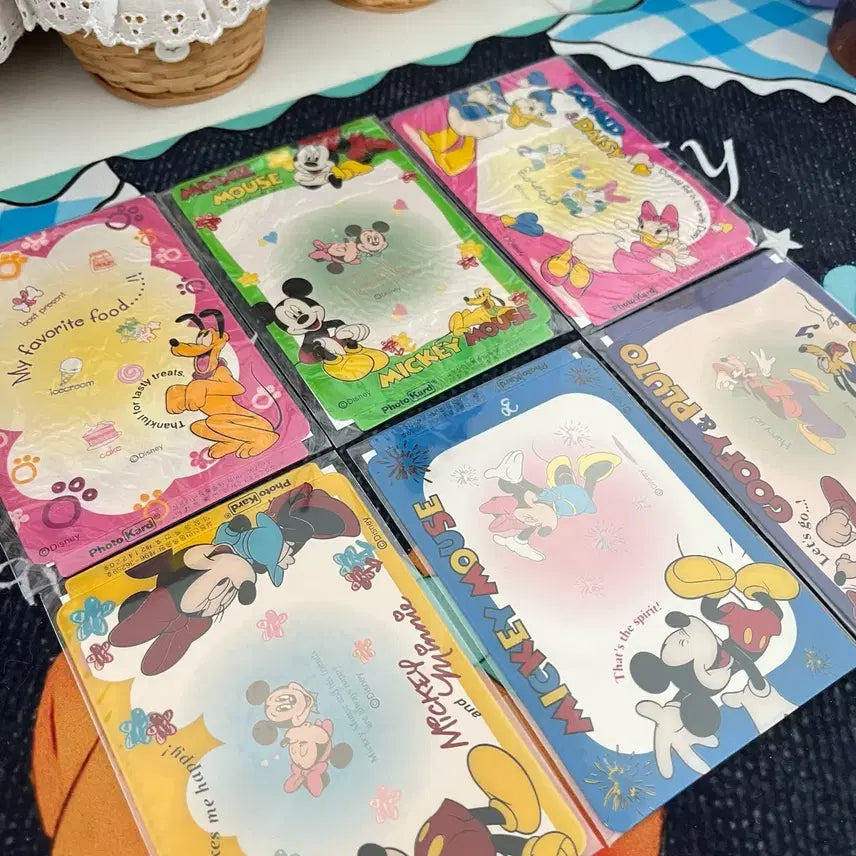 [BUNJANG] Disney Character Photocard Vintage Stationery / 고전문구 디즈니 캐릭터 포토카드