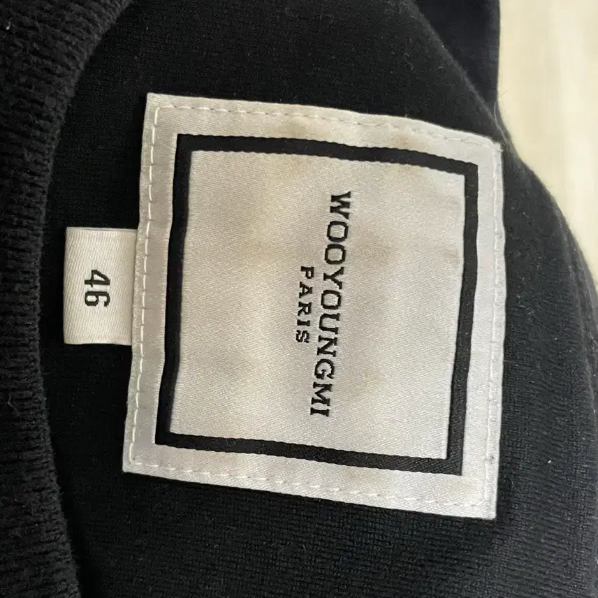 [BUNJANG] Wooyoungmi 23FW Flower Back Logo T-Shirt Size 46 / [46] 우영미 플라워 백로고 반팔티 23fw