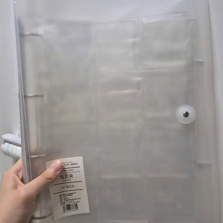 [BUNJANG] A4 4-Ring Binder with 12-Pocket Pages for Can Badges / 캔뱃지 바인더 보관함 홀더 A4 4공 바인더