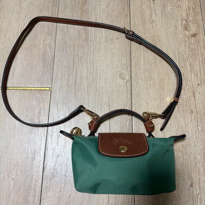[BUNJANG] Longchamp Le Pliage Original Handle Pouch Sage / 롱샴 르 플리아쥬 오리지널 핸들 파우치 세이지