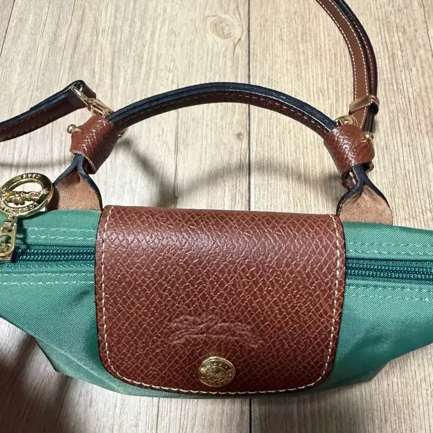 [BUNJANG] Longchamp Le Pliage Original Handle Pouch Sage / 롱샴 르 플리아쥬 오리지널 핸들 파우치 세이지