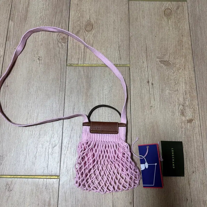 [BUNJANG] Longchamp Le Pliage Filet Crossbody Bag XS Pink / 롱샴 르 플리아쥬 필렛 크로스바디백 XS 핑크