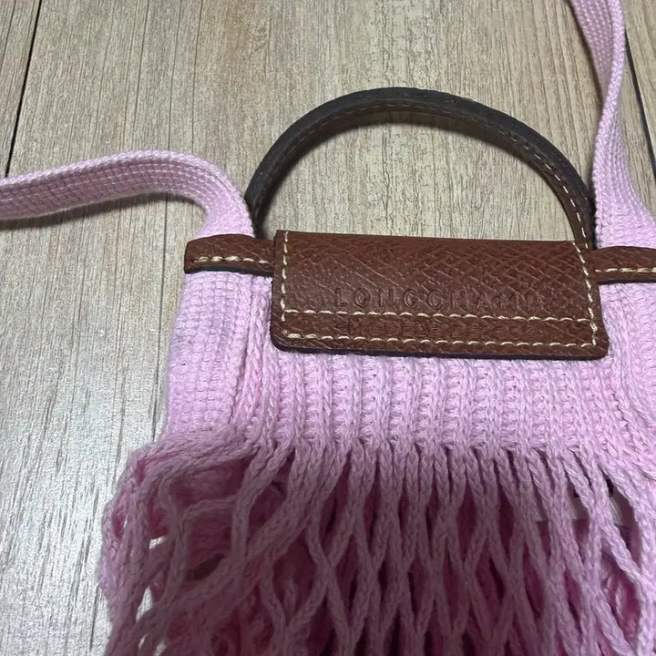 [BUNJANG] Longchamp Le Pliage Filet Crossbody Bag XS Pink / 롱샴 르 플리아쥬 필렛 크로스바디백 XS 핑크